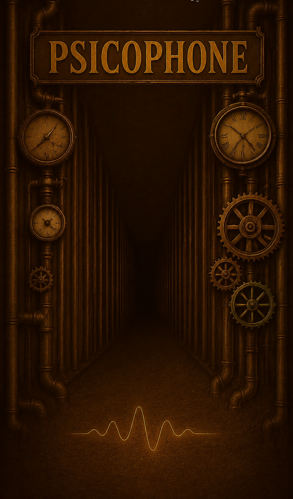 Captura de PsicoPhone — tema Steampunk