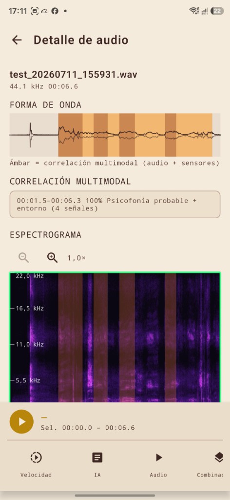 Detalle con correlación multimodal