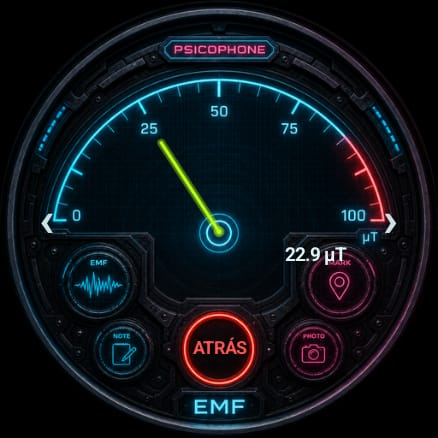 Wear OS medidor EMF Cyberpunk, estilo 2